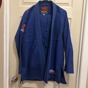 Flow Blue Martial Arts Gi Jacket and pants set - size A3